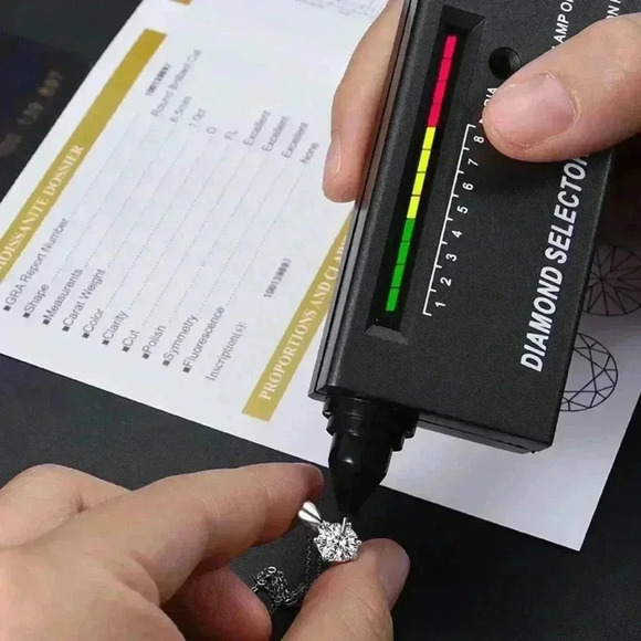 MOISSANITE CERTIFIED 2 ctw Stud Earrings - Picture 5 of 8